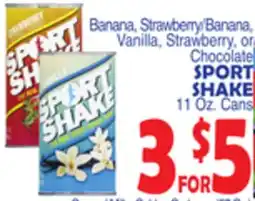 Bravo Supermarkets SPORT SHAKE offer