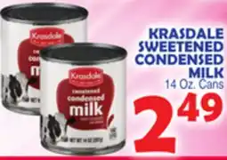 Bravo Supermarkets KRASDALE SWEETENED CONDENSED MILK offer