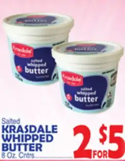 Bravo Supermarkets KRASDALE WHIPPED BUTTER offer