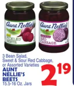 Bravo Supermarkets AUNT NELLIE'S BEETS offer