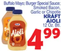 Bravo Supermarkets KRAFT AIOLI offer
