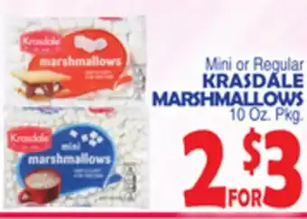 Bravo Supermarkets KRASDALE MARSHMALLOWS offer