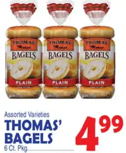 Bravo Supermarkets THOMAS' BAGELS offer