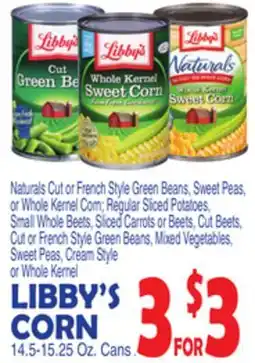 Bravo Supermarkets LIBBY'S CORN offer