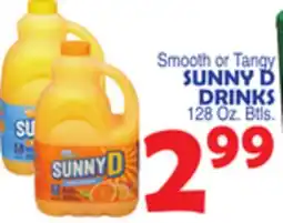 Bravo Supermarkets SUNNY D DRINKS offer