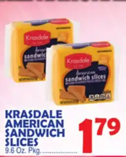 Bravo Supermarkets KRASDALE AMERICAN SANDWICH SLICES offer