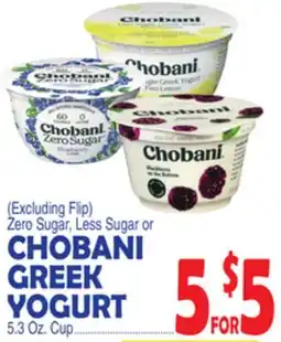 Bravo Supermarkets CHOBANI GREEK YOGURT 5.3 Oz. Cup offer