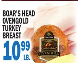 Bravo Supermarkets BOAR'S HEAD OVENGOLD TURKEY BREAST offer