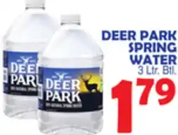 Bravo Supermarkets DEER PARK SPRING WATER offer
