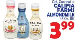 Bravo Supermarkets CALIFIA FARMS ALMONDMILK offer