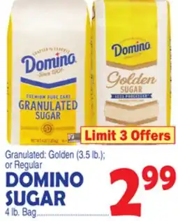 Bravo Supermarkets DOMINO SUGAR 4 lb. Bag offer