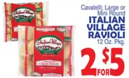 Bravo Supermarkets ITALIAN VILLAGE RAVIOLI offer