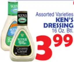 Bravo Supermarkets KEN'S DRESSING offer