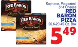 Bravo Supermarkets RED BARON PIZZA offer