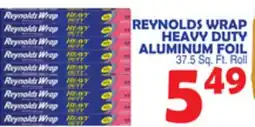 Bravo Supermarkets REYNOLDS WRAP HEAVY DUTY ALUMINUM FOIL offer