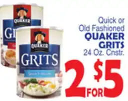 Bravo Supermarkets QUAKER GRITS offer
