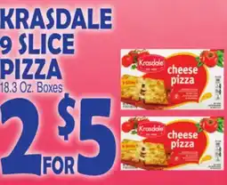 Bravo Supermarkets KRASDALE 9 SLICE PIZZA offer