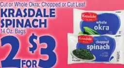 Bravo Supermarkets KRASDALE SPINACH offer
