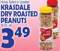 Bravo Supermarkets KRASDALE DRY ROASTED PEANUTS offer