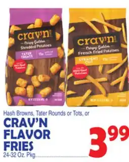 Bravo Supermarkets CRAV'N FLAVOR FRIES offer