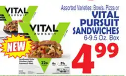Bravo Supermarkets VITAL PURSUIT SANDWICHES offer
