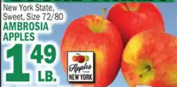 Bravo Supermarkets AMBROSIA APPLES offer
