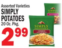 Bravo Supermarkets SIMPLY POTATOES offer