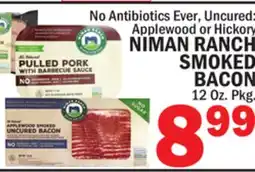 Bravo Supermarkets NIMAN RANCH SMOKED BACON offer