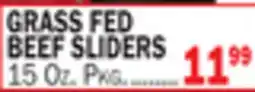 Bravo Supermarkets GRASS FED BEEF SLIDERS offer