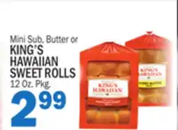 Bravo Supermarkets KING'S HAWAIIAN SWEET ROLLS offer