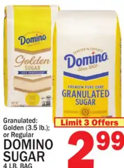C Town DOMINO SUGAR 4 LB. BAG offer