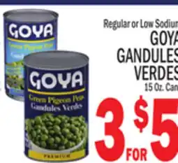 C Town GOYA GANDULES VERDES offer
