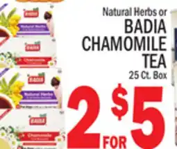 C Town BADIA CHAMOMILE TEA offer