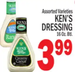 C Town KEN'S DRESSING offer