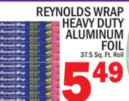 C Town REYNOLDS WRAP HEAVY DUTY ALUMINUM FOIL offer