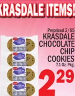 C Town KRASDALE CHOCOLATE CHIP COOKIES offer