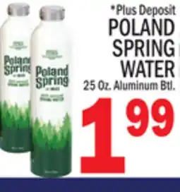 C Town POLAND SPRING WATER offer