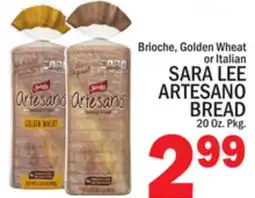 C Town SARA LEE ARTESANO BREAD offer