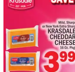C Town KRASDALE CHEDDAR CHEESE offer