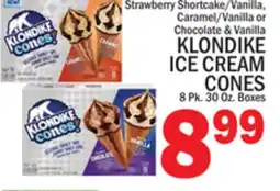 C Town KLONDIKE ICE CREAM CONES offer