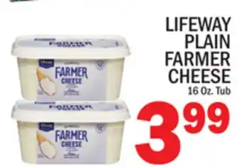 C Town LIFEWAY PLAIN FARMER CHEESE offer