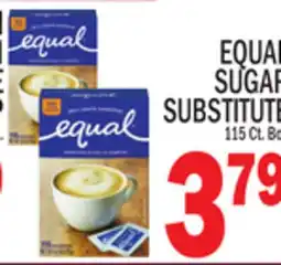 C Town EQUAL SUGAR SUBSTITUTE offer