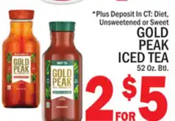 C Town GOLD PEAK ICED TEA offer