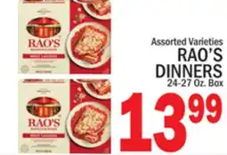 C Town RAO'S DINNERS offer