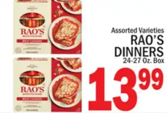 C Town RAO'S DINNERS offer