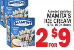 C Town MAMITA'S ICE CREAM offer