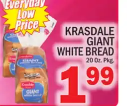 C Town KRASDALE GIANT WHITE BREAD offer