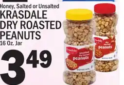 C Town KRASDALE DRY ROASTED PEANUTS offer