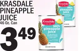 C Town KRASDALE PINEAPPLE JUICE offer