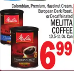 C Town MELITTA COFFEE offer